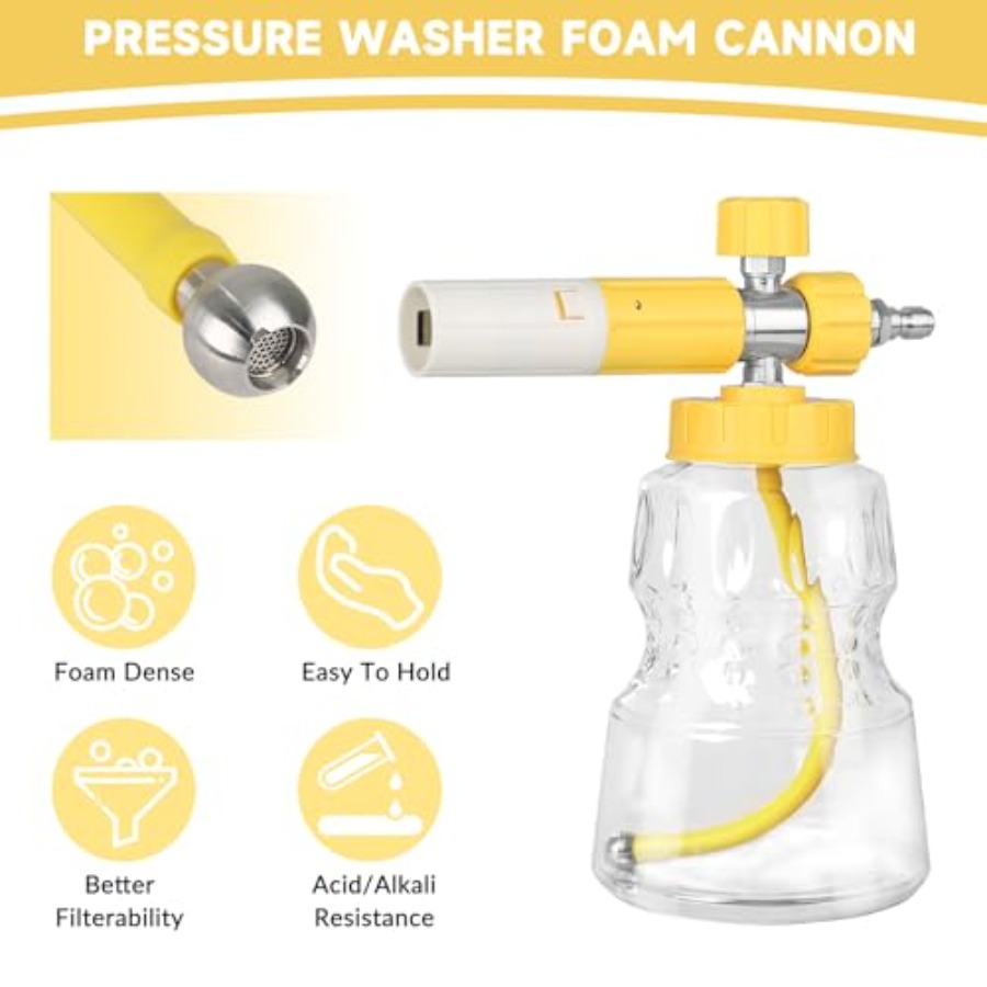 Foam Cannon for Pressure Washe - Foam Cannon Car Wash บทวิจารณ์และราคา