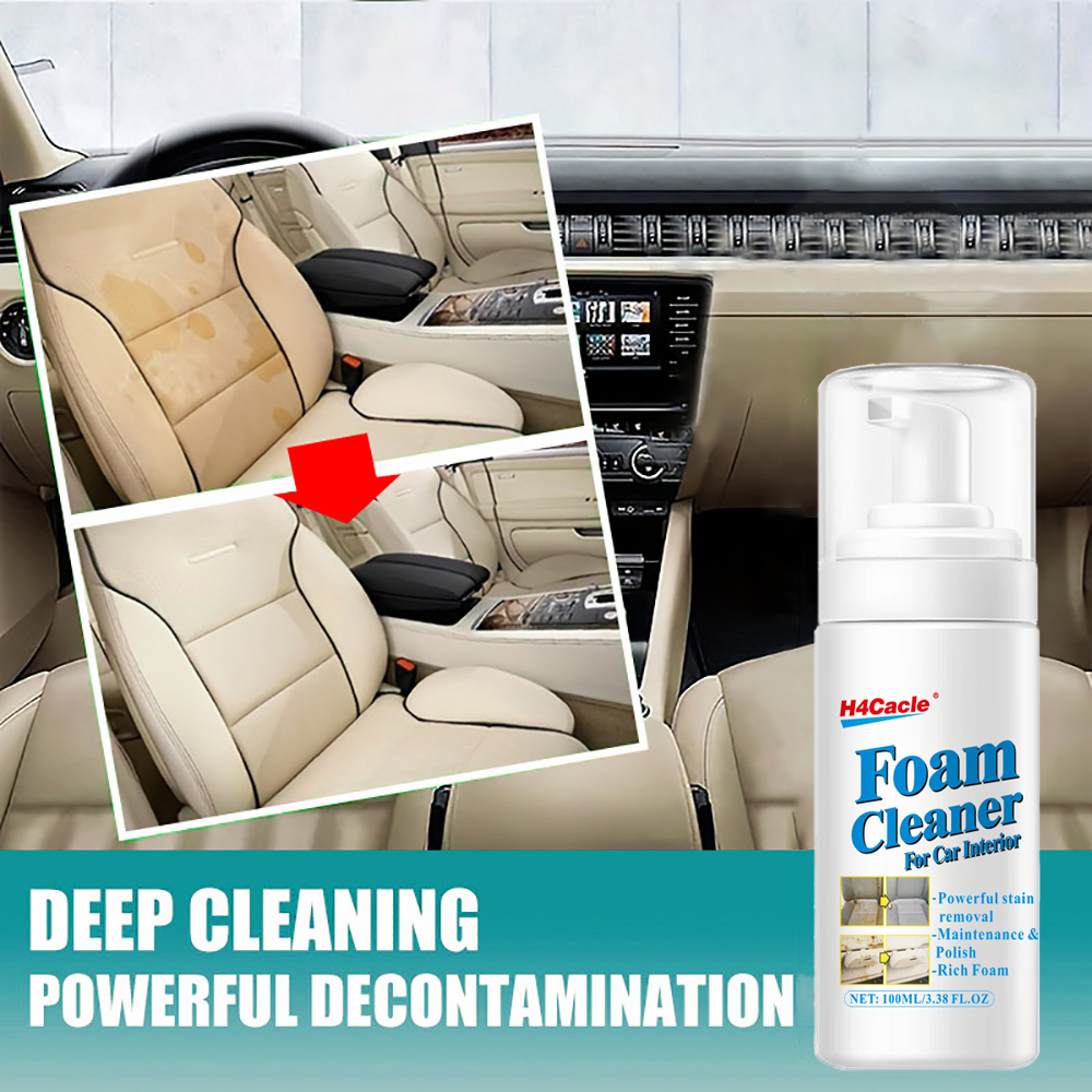 Car Interior Stain Foam Cleane - Leather Cleaner Interior บทวิจารณ์และราคา