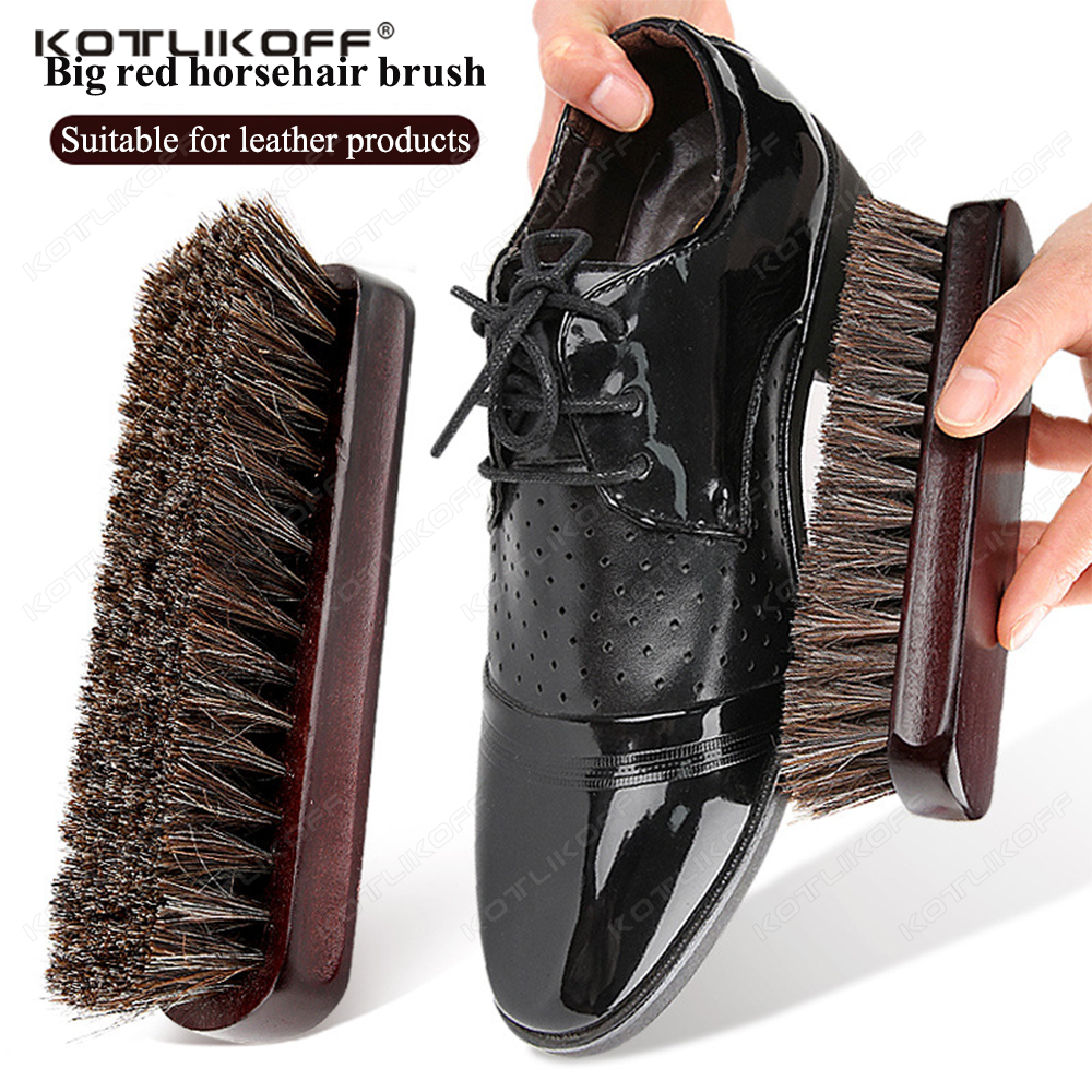 Premium Horsehair Shoe Brush F - Dirt Brush Interior บทวิจารณ์และราคา