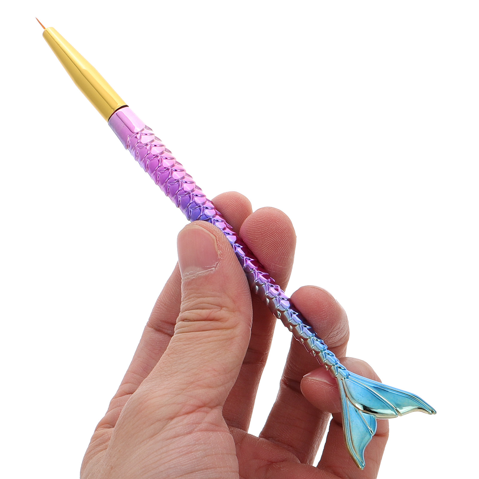 3Pcs Mermaid Tail Nail Art Lin - Detailing Brush Set บทวิจารณ์และราคา