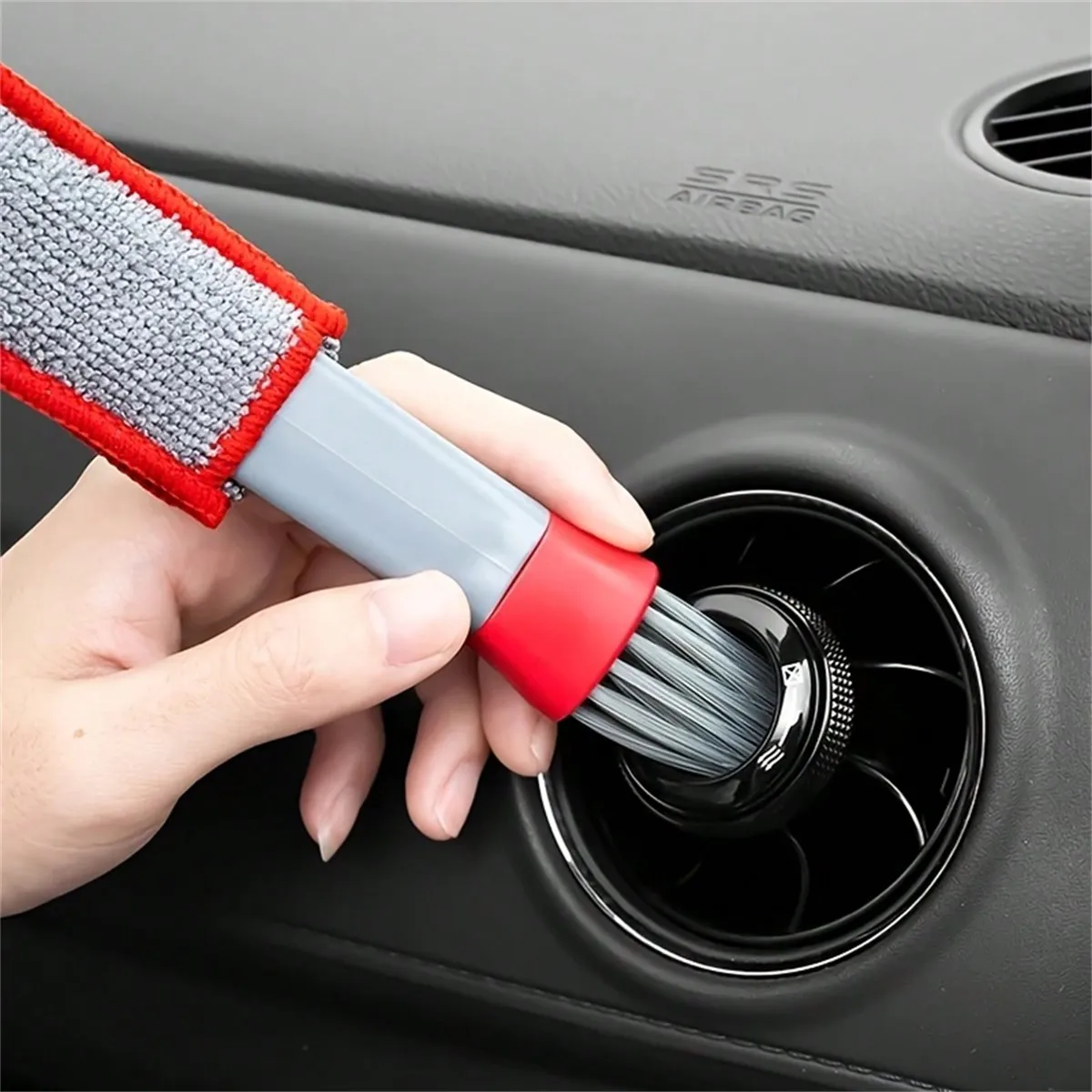 1pc Double-Headed Brush, Car A - Car Cleaning Brush บทวิจารณ์และราคา