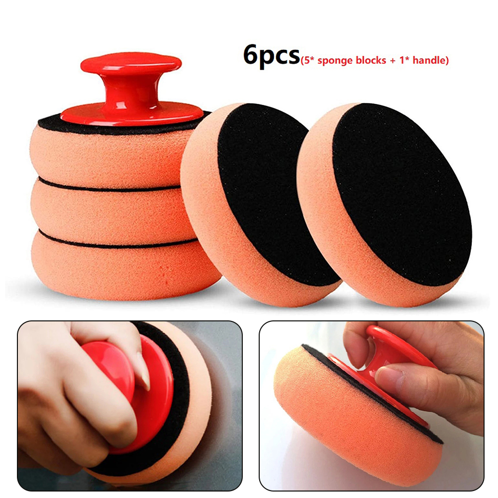 Car Wax Wash Polish Pad Waxing - Wax Applicator Pad บทวิจารณ์และราคา