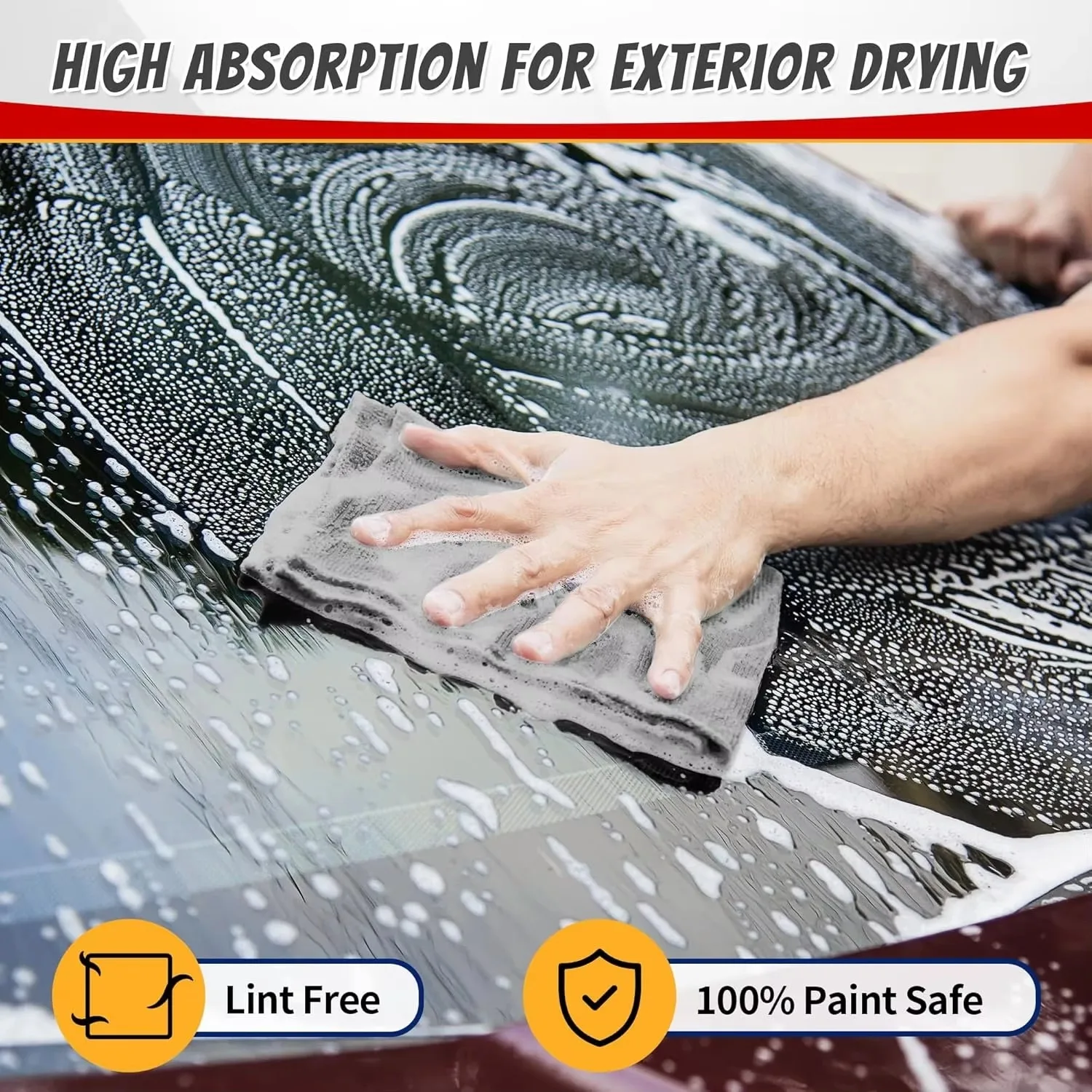 Reusable Thicken Microfiber Cl - Microfiber Towel Detailing บทวิจารณ์และราคา
