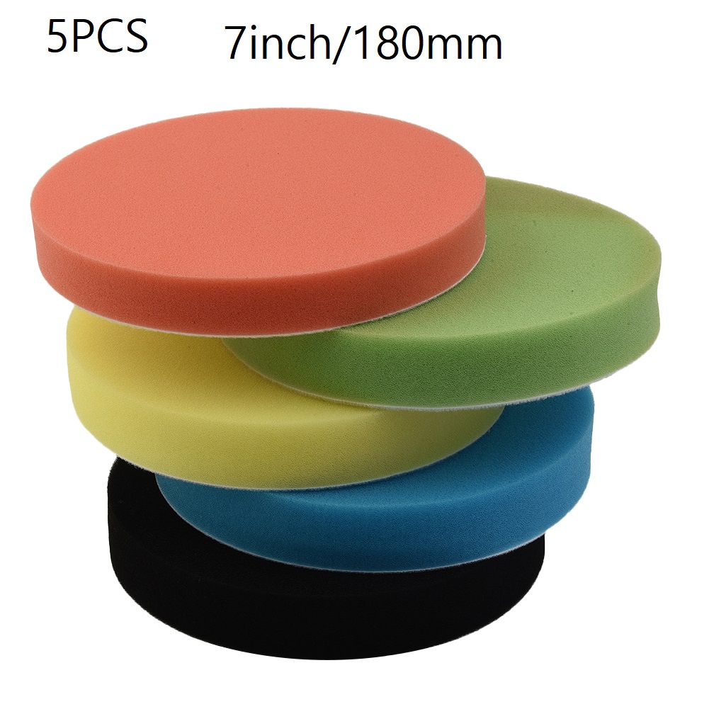 5 Pcs Sponge Polishing Pad 7In - Polish Pad Set Buffer บทวิจารณ์และราคา