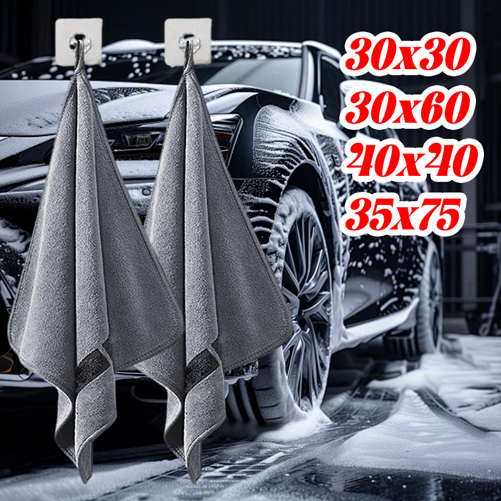 Dual-Sided Short Velvet Microf - Microfiber Towel Detailing บทวิจารณ์และราคา