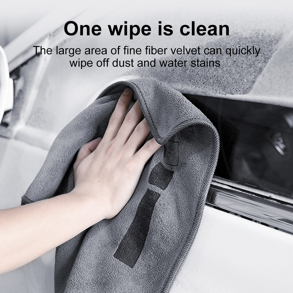Dual-Sided Short Velvet Microf - Microfiber Towel Detailing บทวิจารณ์และราคา