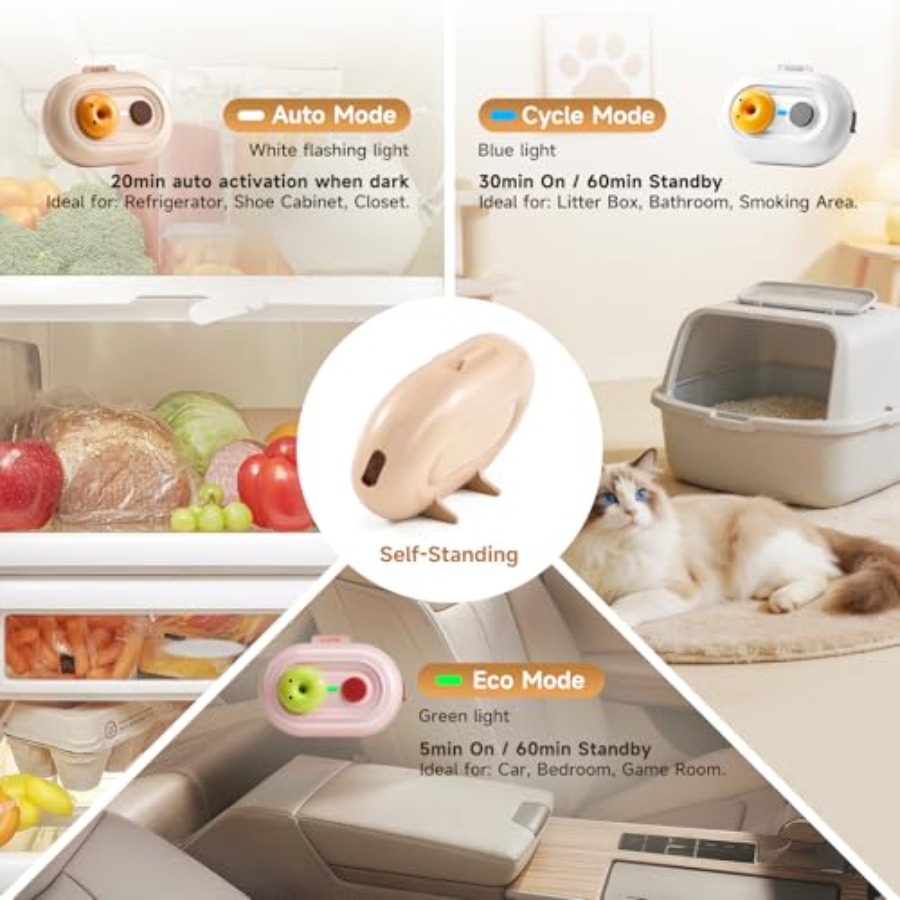 Plasma Fridge Deodorizer Ozone - Odor Eliminator Car บทวิจารณ์และราคา