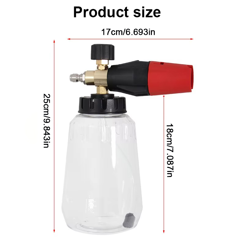 High Pressure PA Foam Cannon   - Foam Cannon Car Wash บทวิจารณ์และราคา