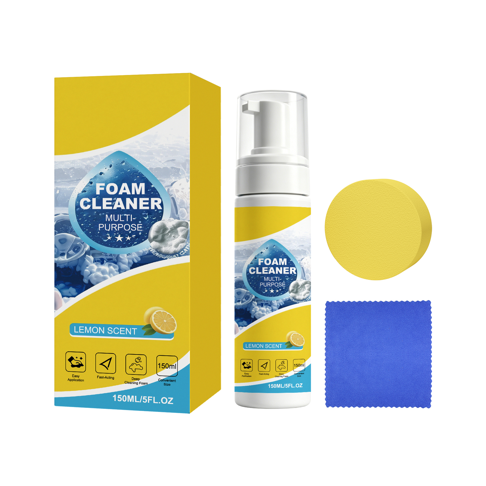 Foam Cleaner Multi-purpose Aut - Leather Cleaner Interior บทวิจารณ์และราคา