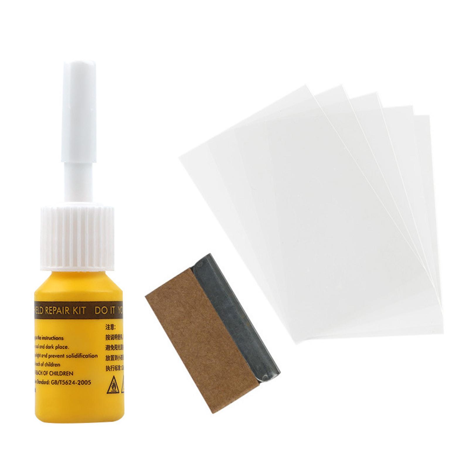 Car Cracked Glass Repair Kit W - Glass Cleaner Streak บทวิจารณ์และราคา