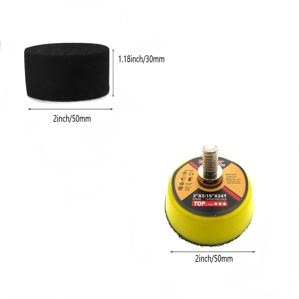 2Inch 50MM Car Doam Polishing  - Polish Pad Set Buffer บทวิจารณ์และราคา