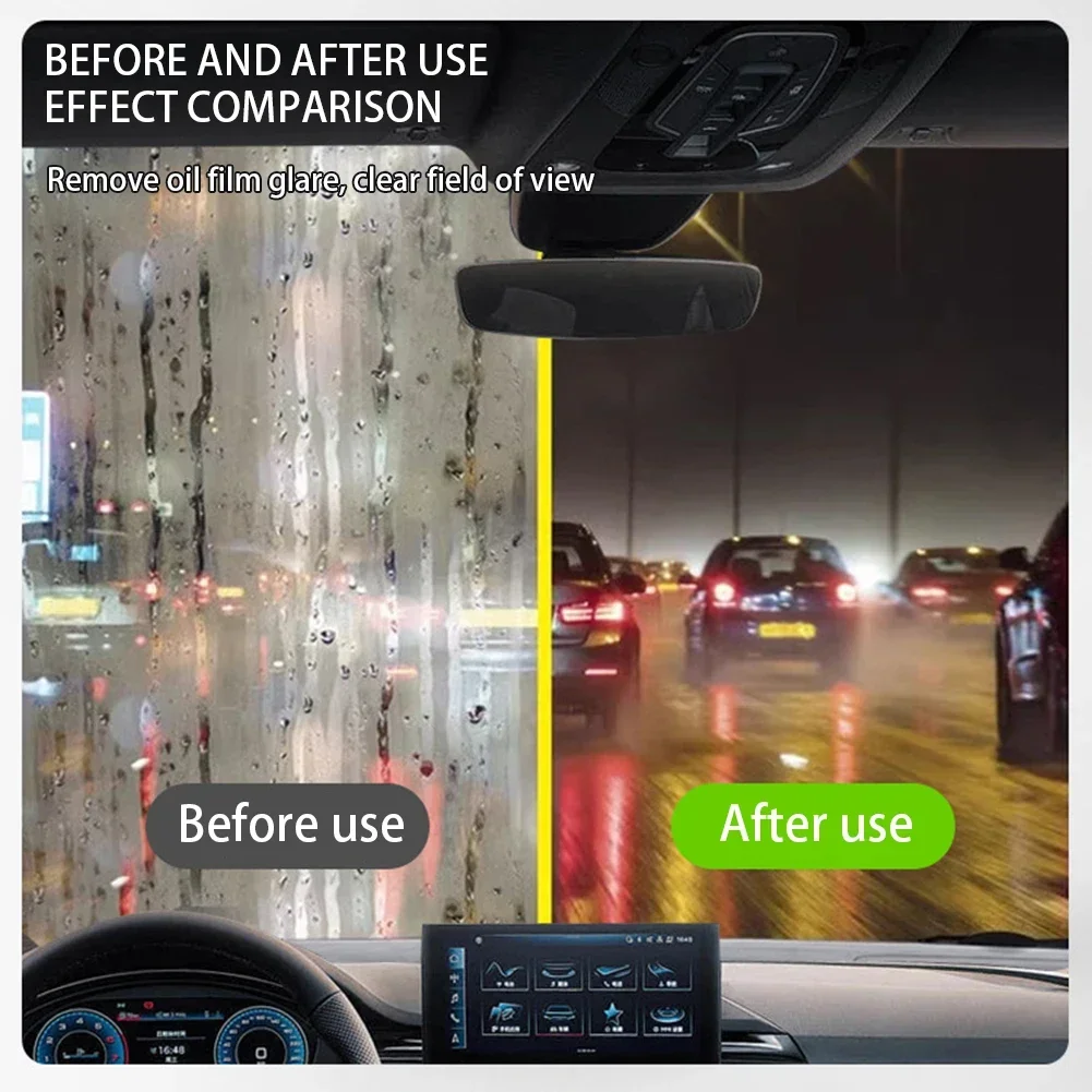 Non Toxic Car Glass Oil Film R - Car Cleaning Brush บทวิจารณ์และราคา
