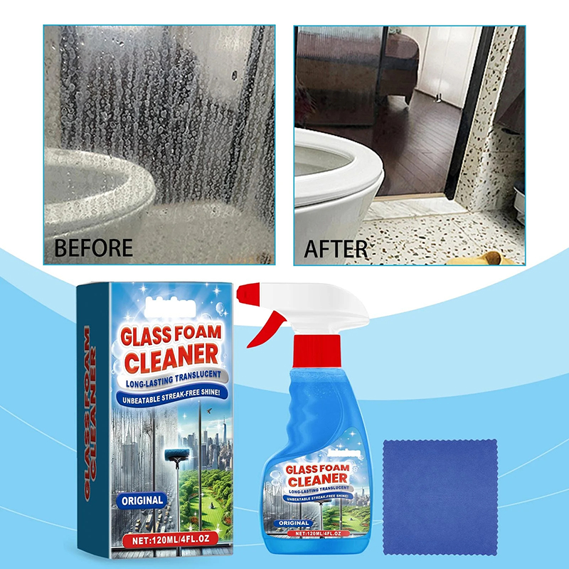 Foaming Glass Cleaner Spray St - Glass Cleaner Streak บทวิจารณ์และราคา