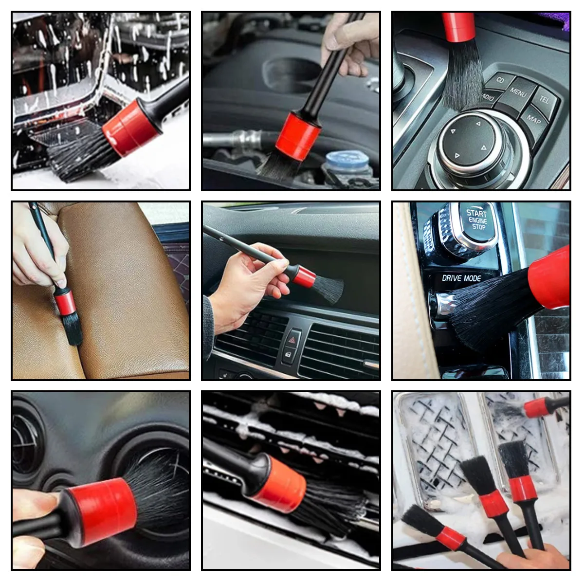 126-Piece Car Detail Cleaning  - Dirt Brush Interior บทวิจารณ์และราคา