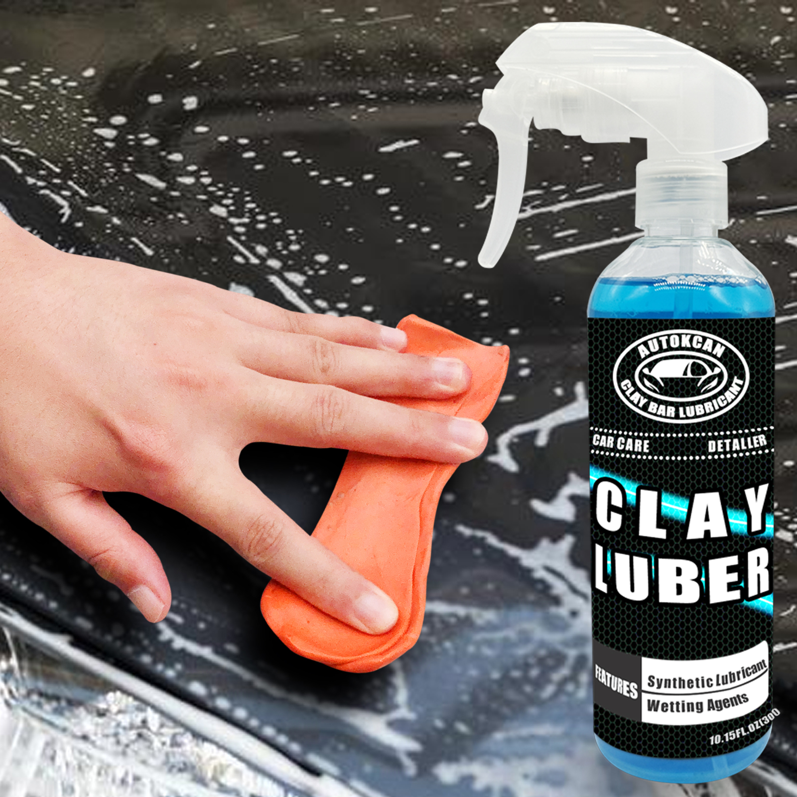 200G Car Clay Bar And 300ml Ma - Clay Bar Lubricant บทวิจารณ์และราคา