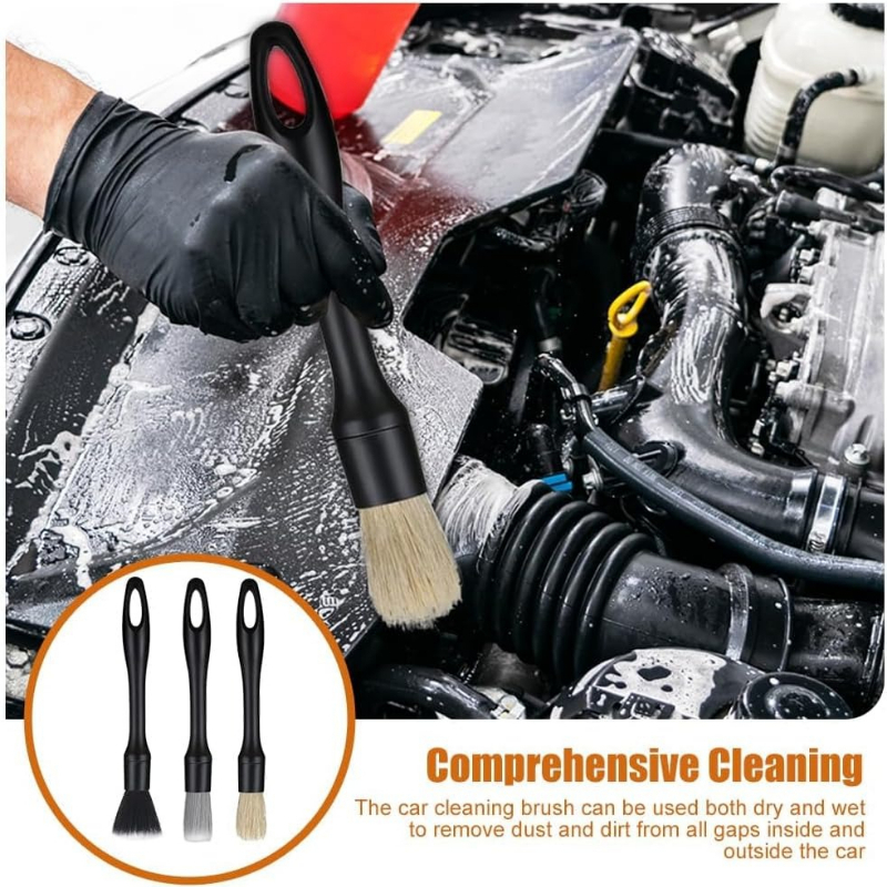 5pcs Automotive Detail Brush K - Interior Detailing Kit บทวิจารณ์และราคา