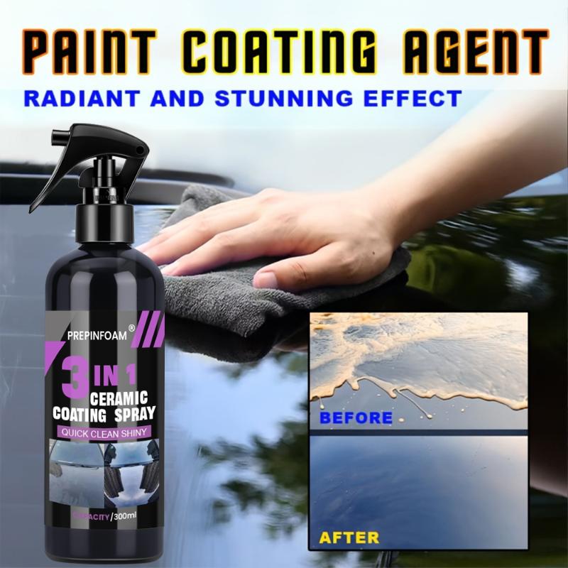 3 In 1 Car Ceramic Liquid Coat - Car Wax Ceramic Coating บทวิจารณ์และราคา