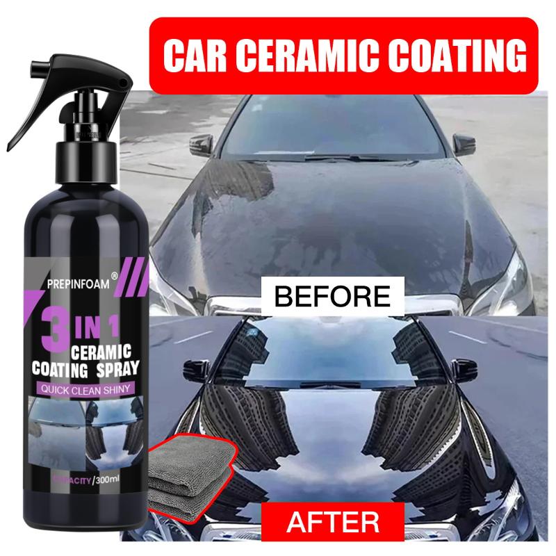 3 In 1 Car Ceramic Liquid Coat - Car Wax Ceramic Coating บทวิจารณ์และราคา