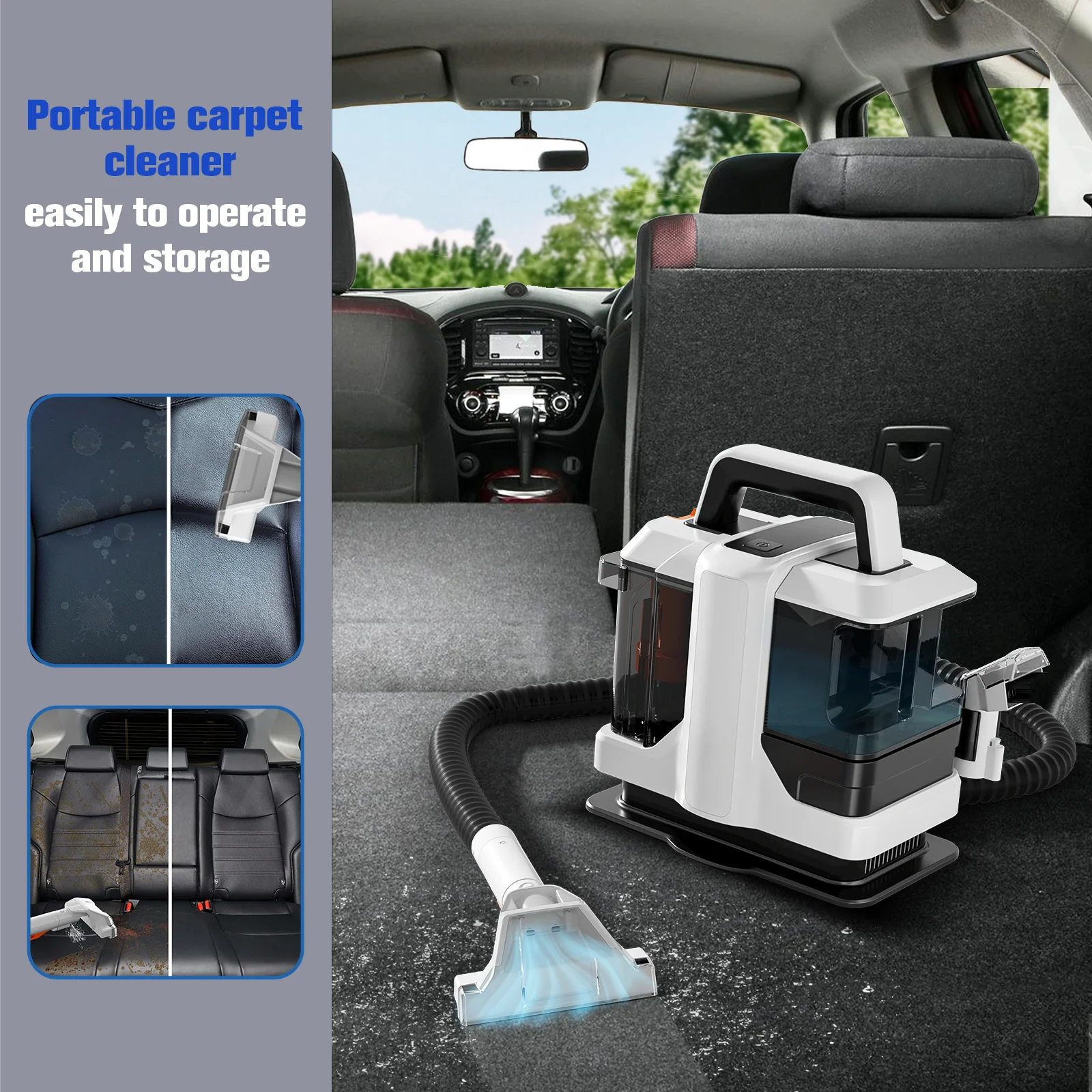 Latest Portable Home Appliance - Seat Cleaner Fabric บทวิจารณ์และราคา