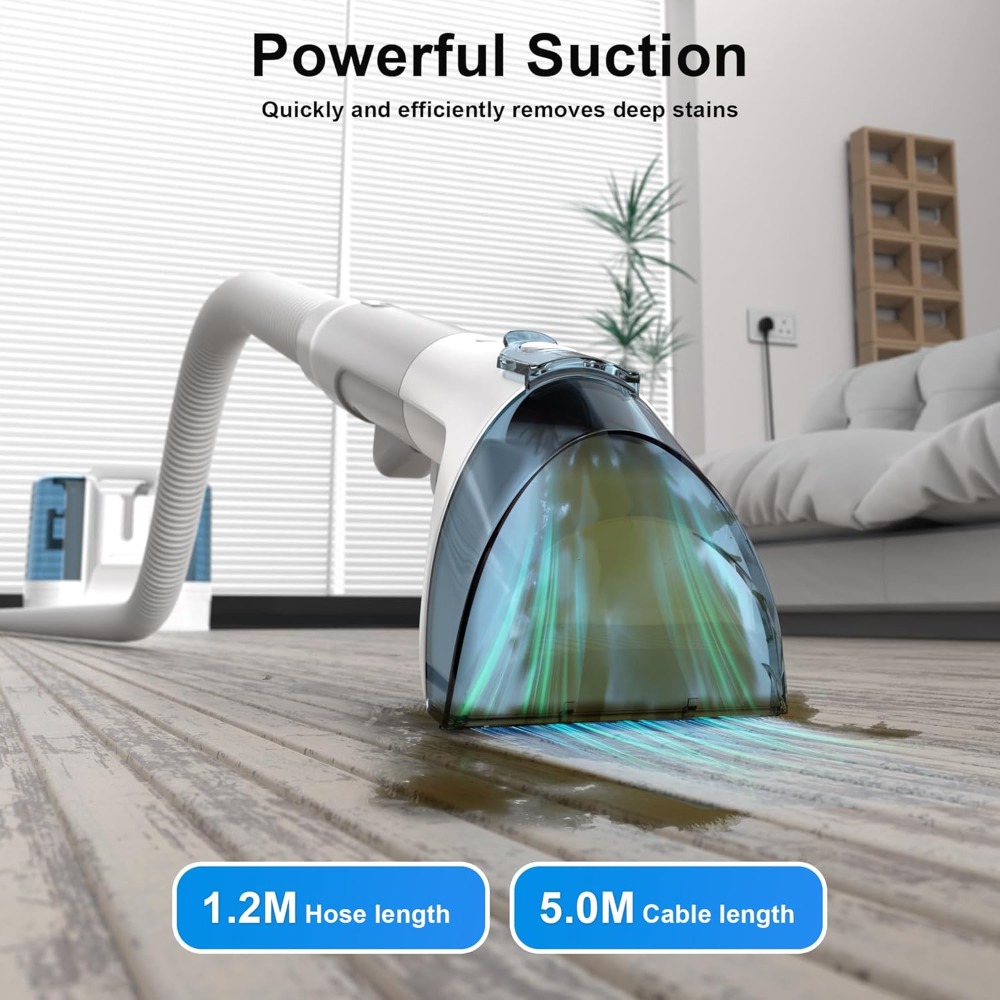 450W Carpet Cleaner Machine Up - Seat Cleaner Fabric บทวิจารณ์และราคา
