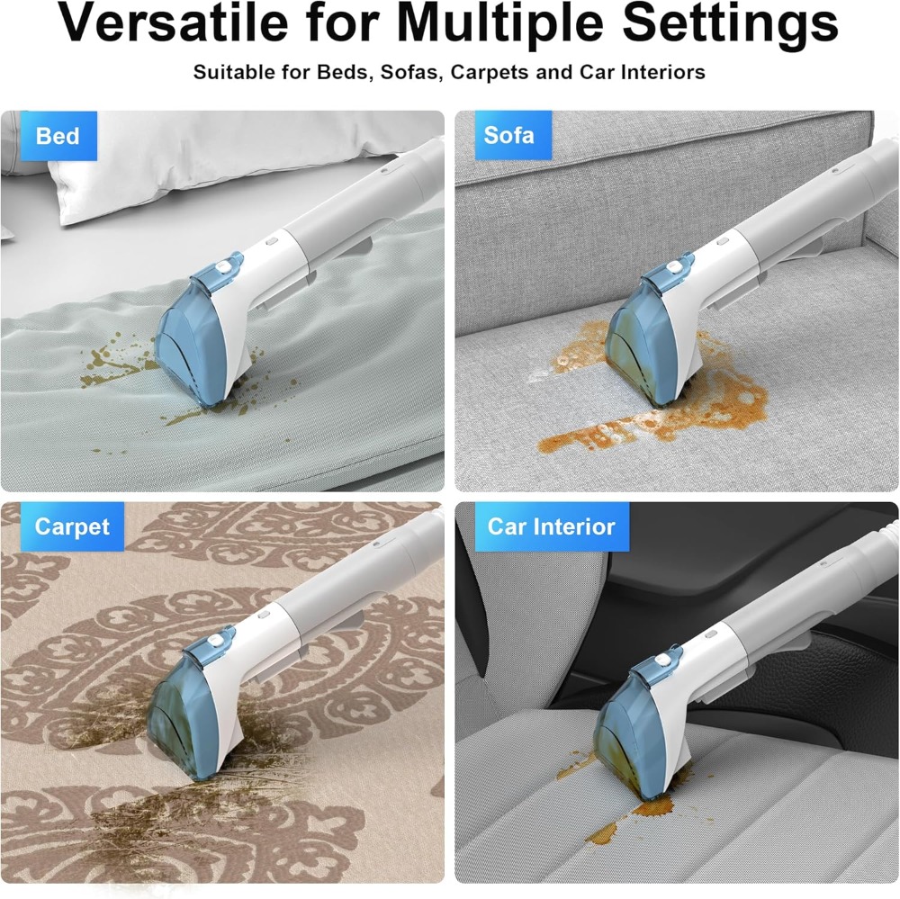 450W Carpet Cleaner Machine Up - Seat Cleaner Fabric บทวิจารณ์และราคา
