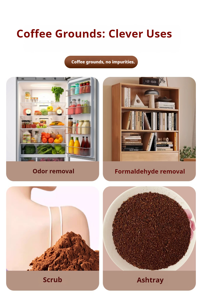 5pcs Eco-Friendly Coffee Groun - Odor Eliminator Car บทวิจารณ์และราคา