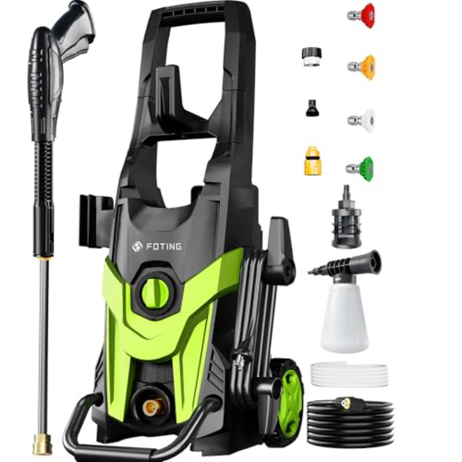 Power waher 4300PSI with 4 Qui - Foam Cannon Car Wash บทวิจารณ์และราคา