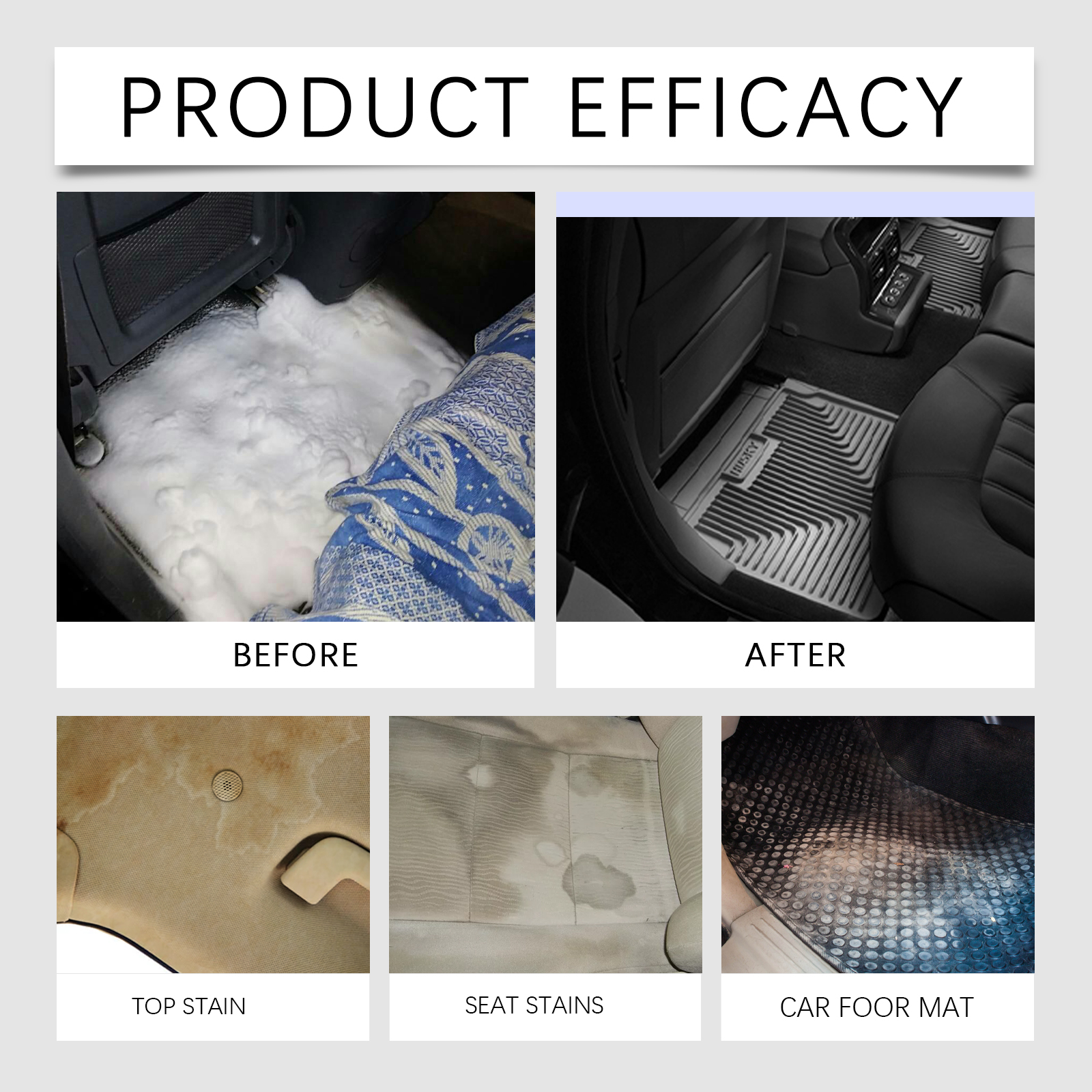 Car Interior Cleaning Spray Ca - Seat Cleaner Fabric บทวิจารณ์และราคา