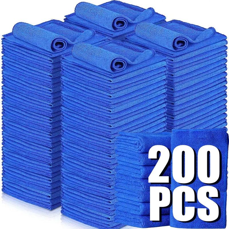 10/200PCS Microfiber Car Clean - Microfiber Towel Detailing บทวิจารณ์และราคา