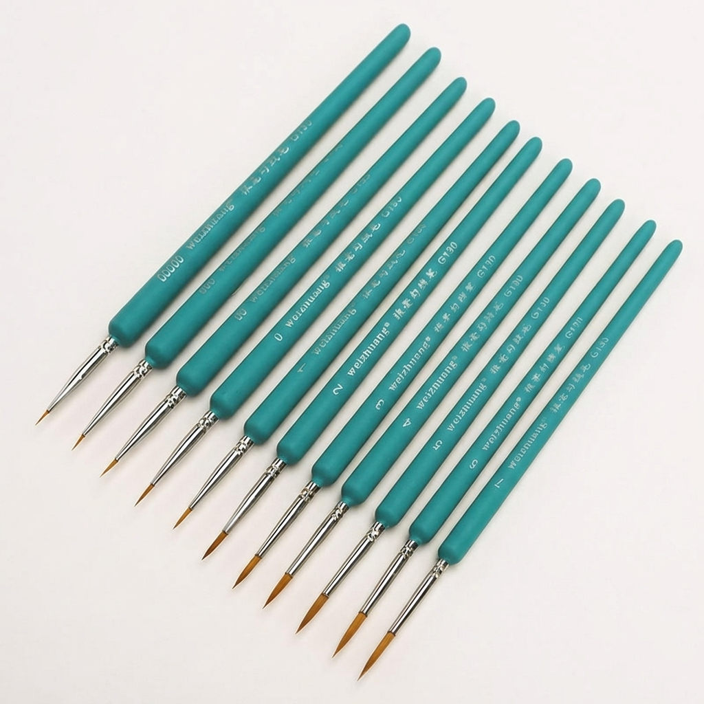 11 PCS Miniature Paint Brushes - Detailing Brush Set บทวิจารณ์และราคา