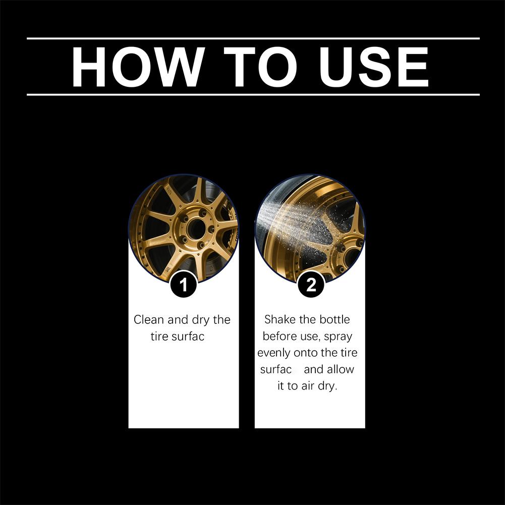 Tyre Gloss Tire Coating Spray  - Tire Shine Spray Sealant บทวิจารณ์และราคา