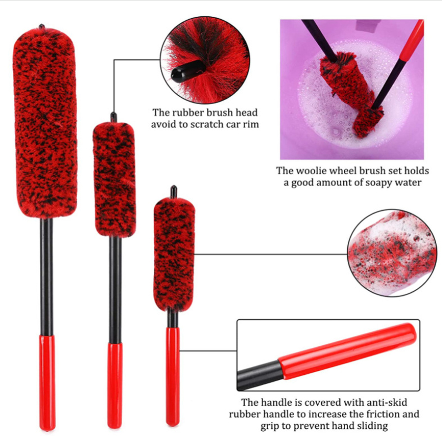 Car Wheel Woolies Plush Soft A - Wheel Cleaner Alloy บทวิจารณ์และราคา