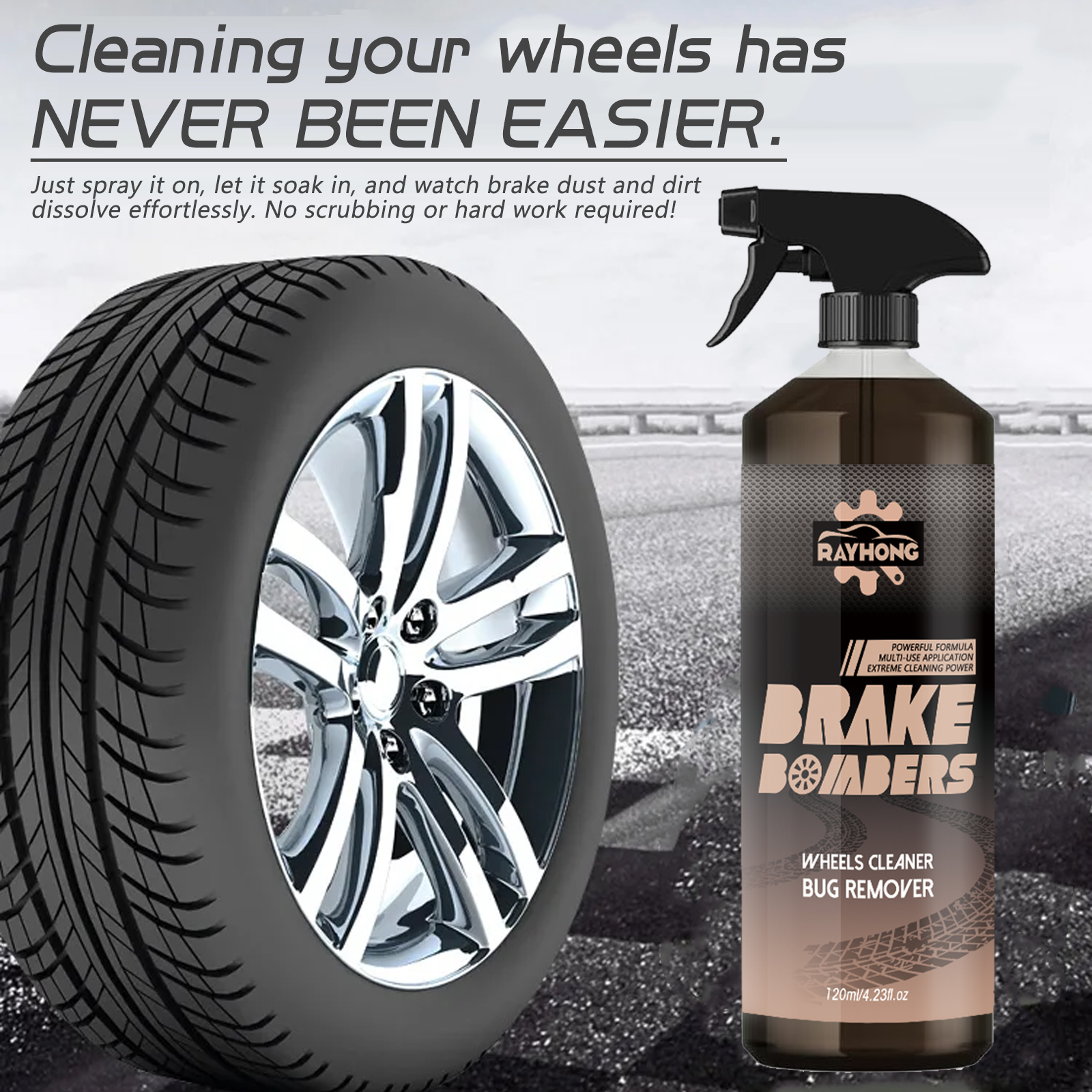 Car Wheel&Tire Cleaner - Brake - Wheel Cleaner Alloy บทวิจารณ์และราคา