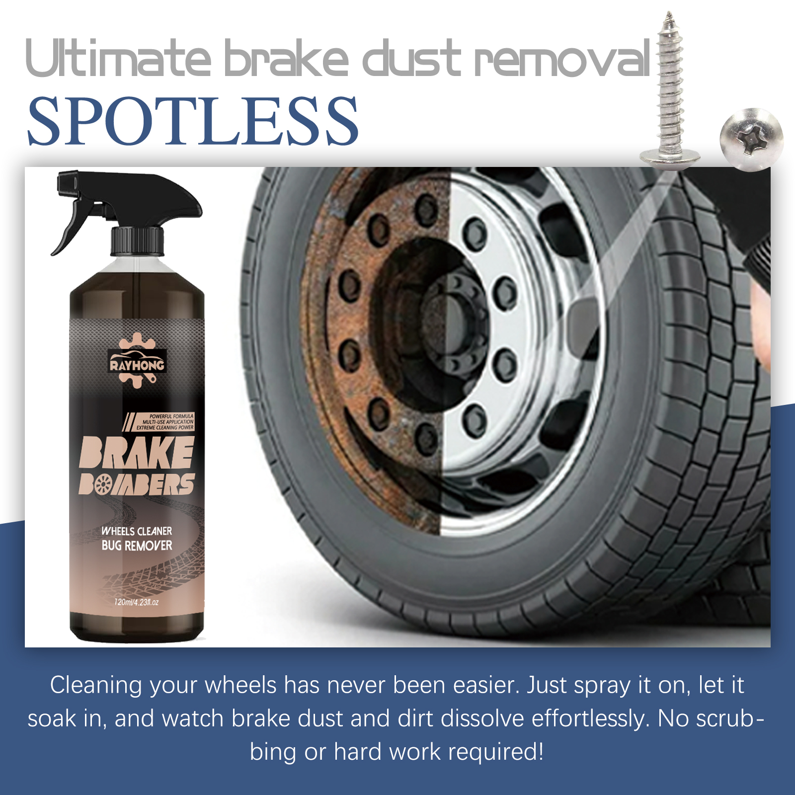 Car Wheel&Tire Cleaner - Brake - Wheel Cleaner Alloy บทวิจารณ์และราคา