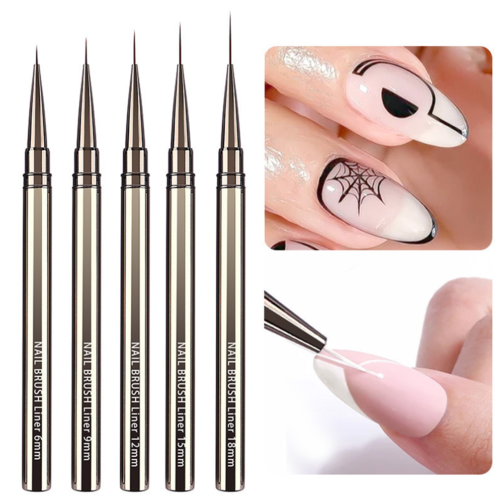 5-Piece Professional Nail Art  - Detailing Brush Set บทวิจารณ์และราคา