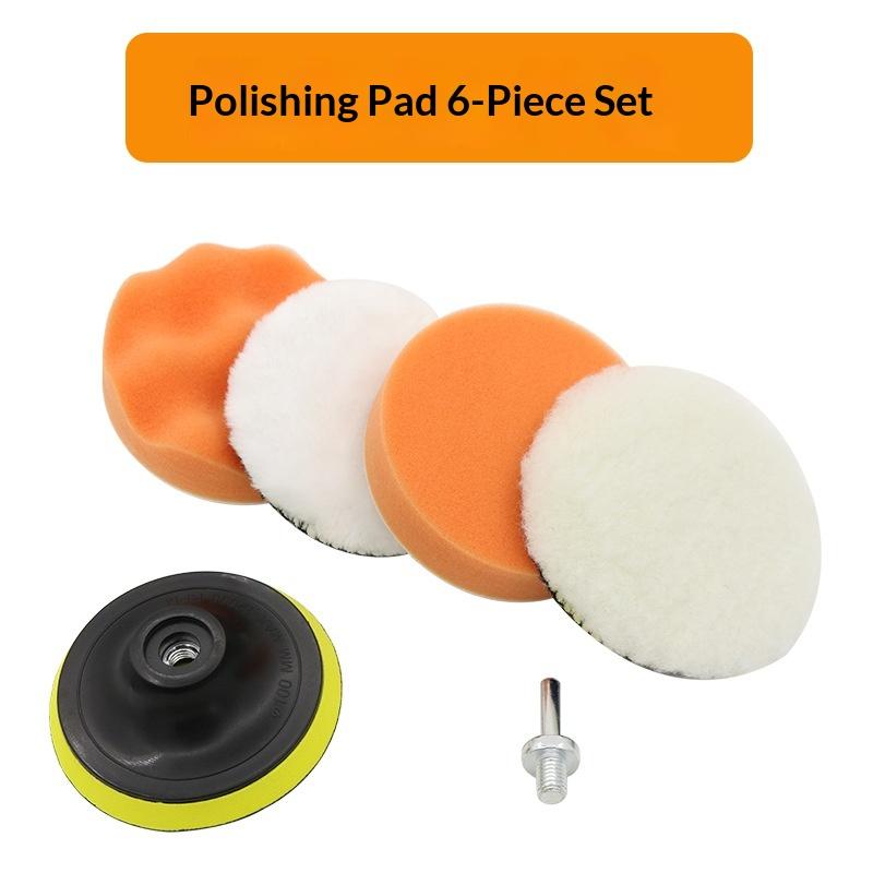 6Pcs Foam Pad Buffer Kit Polis - Polish Pad Set Buffer บทวิจารณ์และราคา