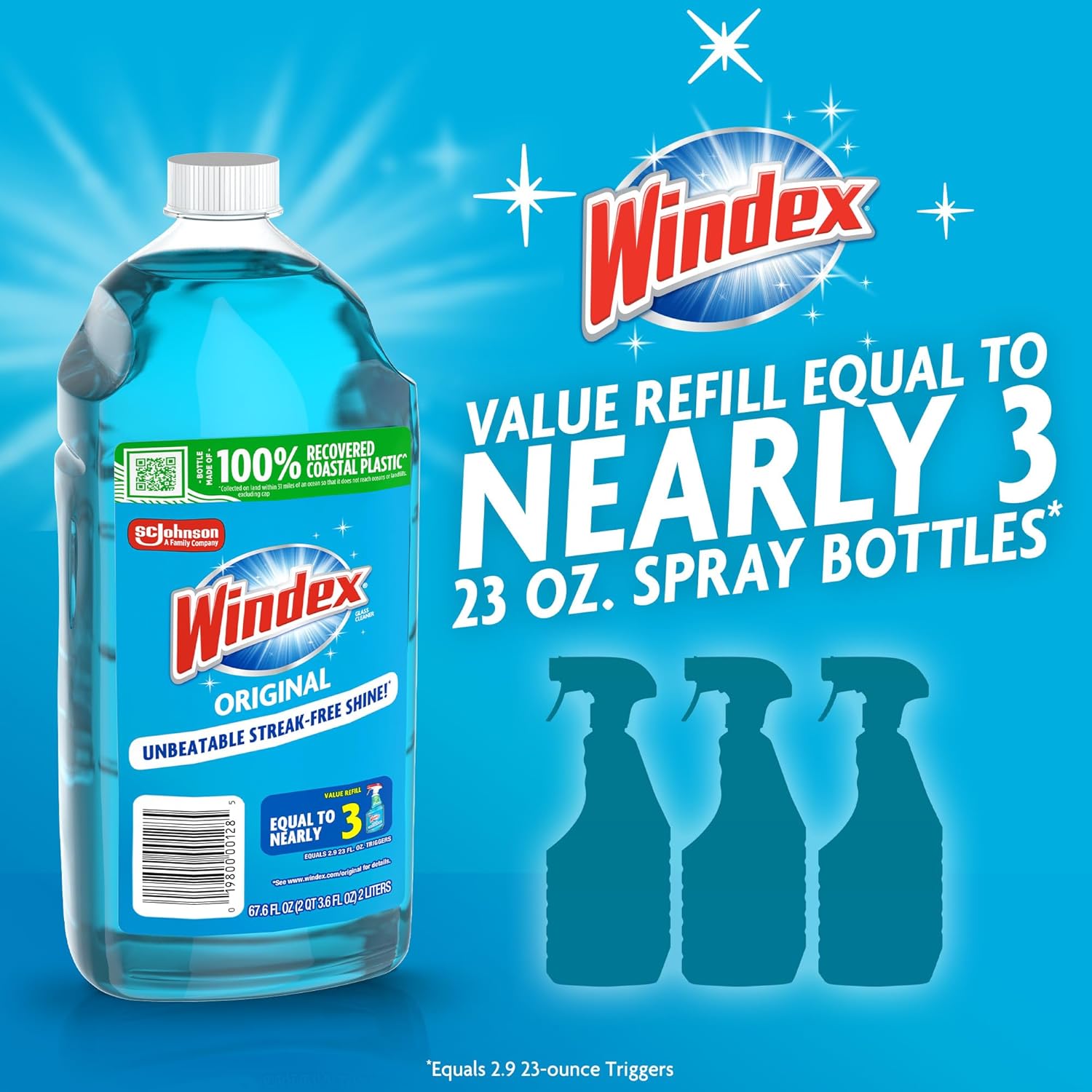 Glass and Window Cleaner Refil - Glass Cleaner Streak บทวิจารณ์และราคา