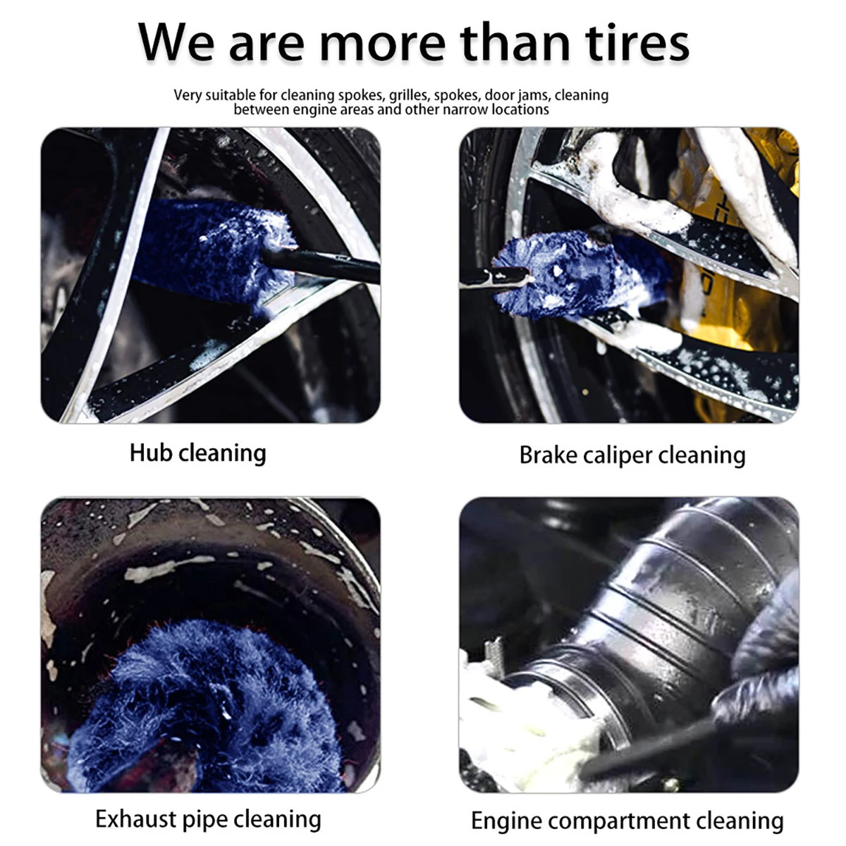 Car Alloy Wheel Cleaning Brush - Wheel Cleaner Alloy บทวิจารณ์และราคา