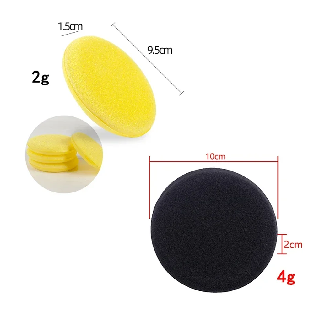 50pcs Round Car Ultra Soft Foa - Wax Applicator Pad บทวิจารณ์และราคา