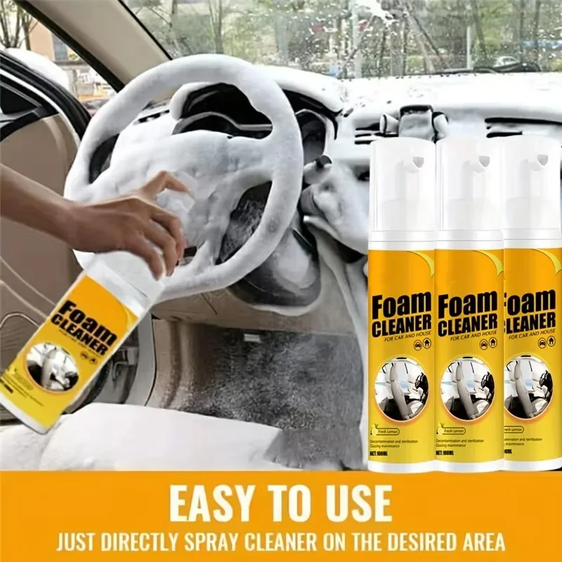 Multi functional foam cleaner  - Leather Cleaner Interior บทวิจารณ์และราคา