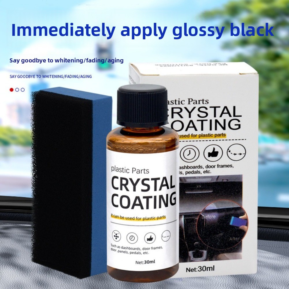 New Durable Crystal Coating Re - Trim Restorer Plastic บทวิจารณ์และราคา