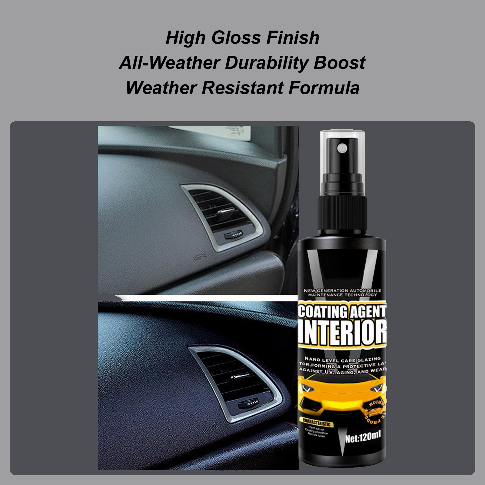 Interior Detailer Spray 120ml  - Seat Cleaner Fabric บทวิจารณ์และราคา