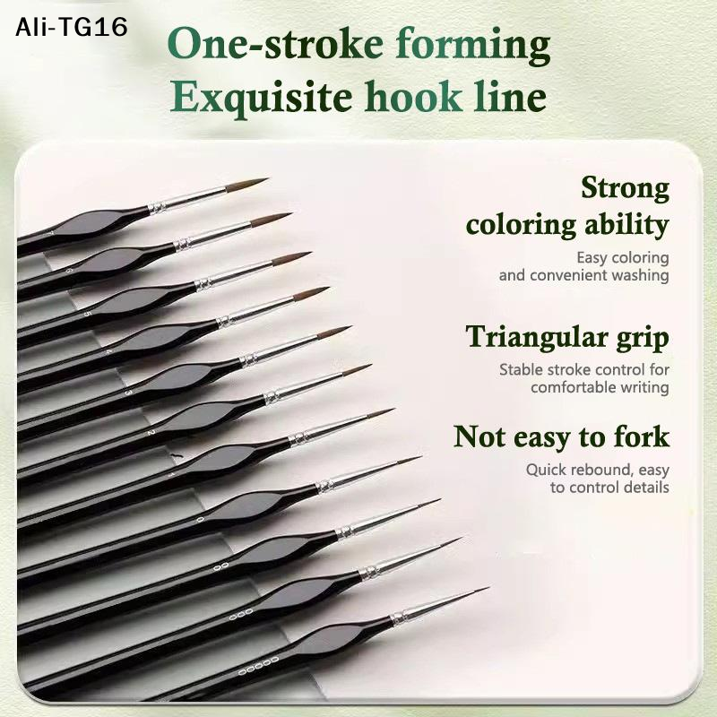 【B11】11Pc Miniature Detail Pai - Detailing Brush Set บทวิจารณ์และราคา