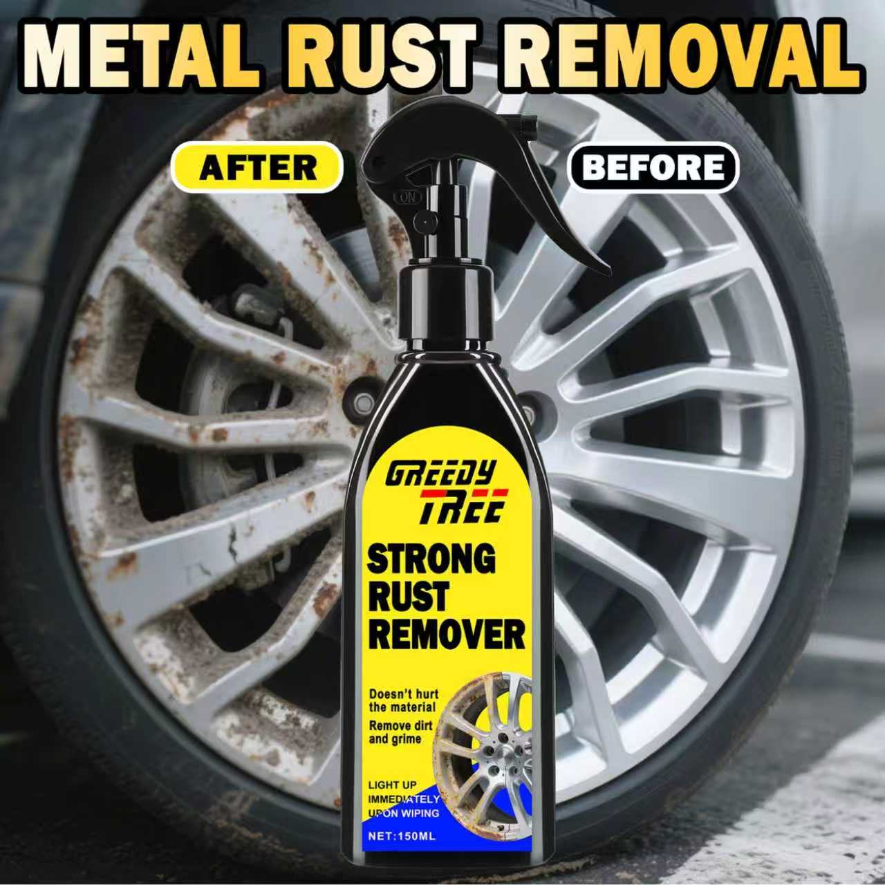 Powerful Car Wheel Cleaner | S - Wheel Cleaner Alloy บทวิจารณ์และราคา