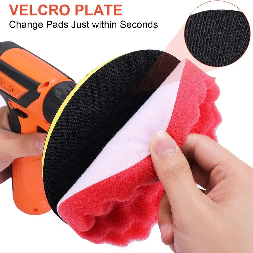 New 8Pcs Car Polishing Pads Ki - Polish Pad Set Buffer บทวิจารณ์และราคา