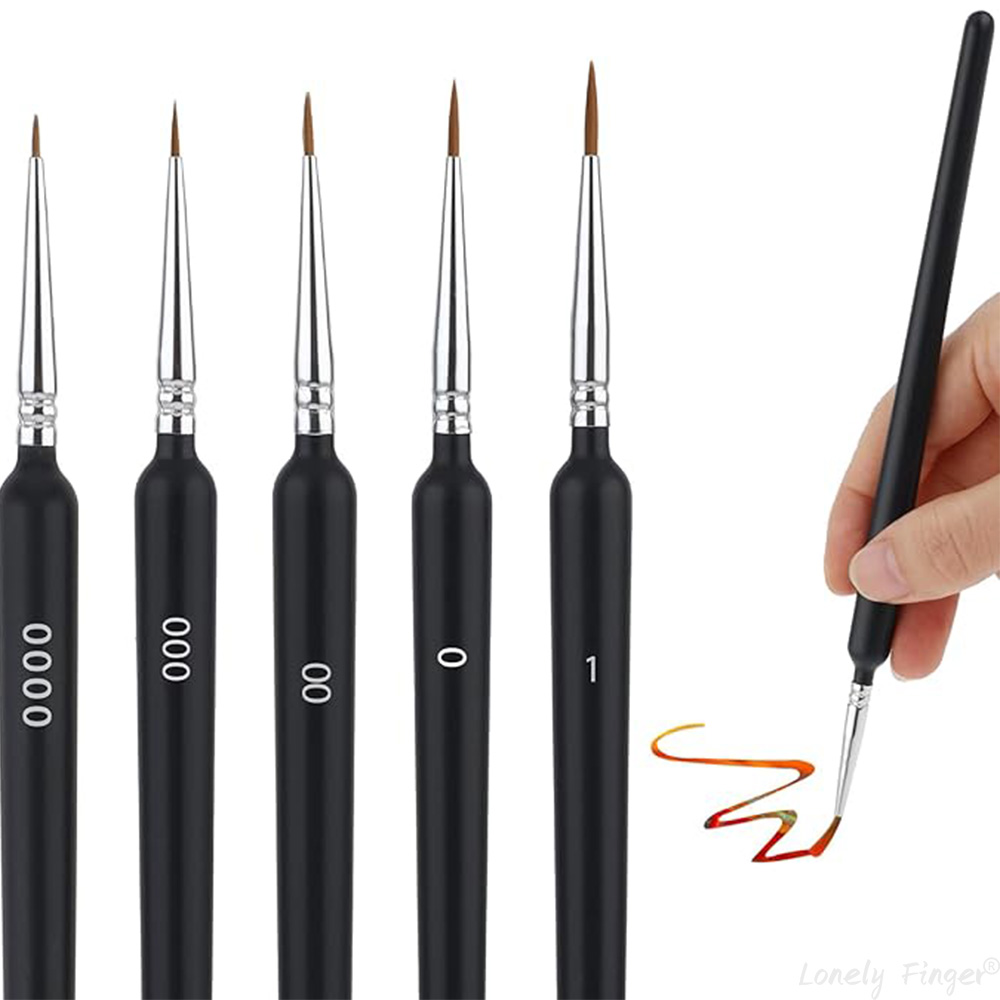 5/11Pcs Paint Brushes Set, Art - Detailing Brush Set บทวิจารณ์และราคา