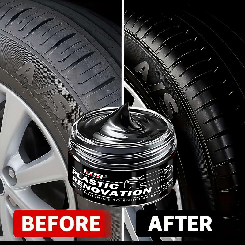 KJM Deep Black Gloss Car Renov - Trim Restorer Plastic บทวิจารณ์และราคา