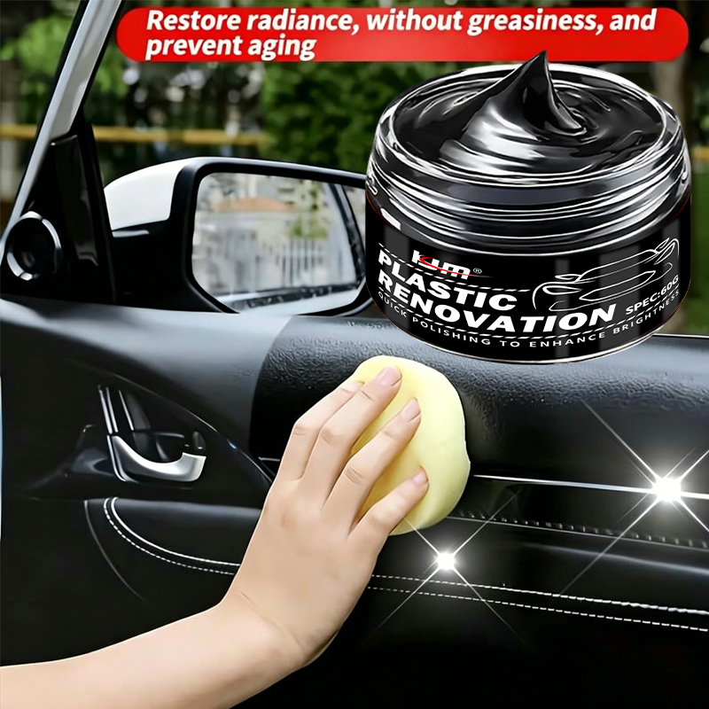 KJM Deep Black Gloss Car Renov - Trim Restorer Plastic บทวิจารณ์และราคา