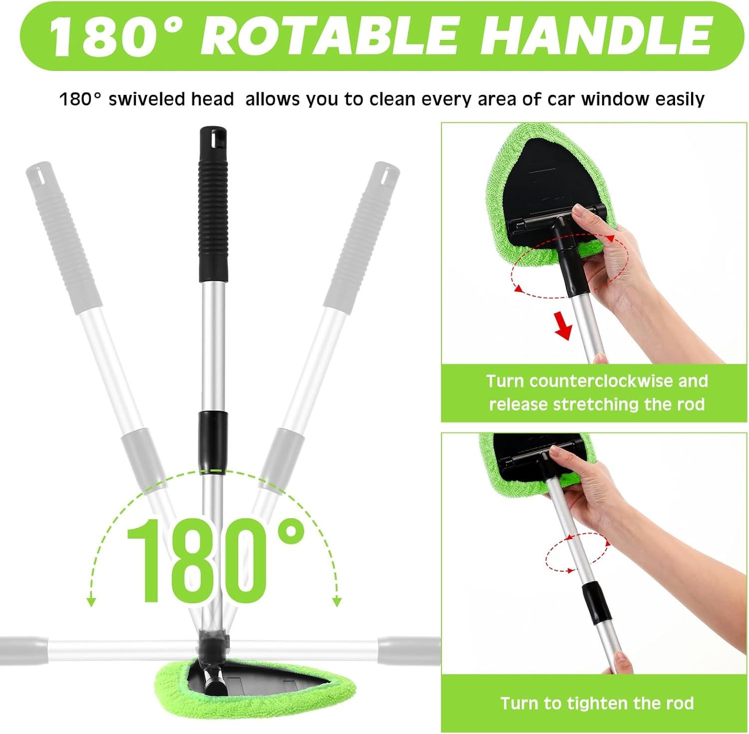 Windshield Cleaning Tool, Exte - Interior Detailing Kit บทวิจารณ์และราคา
