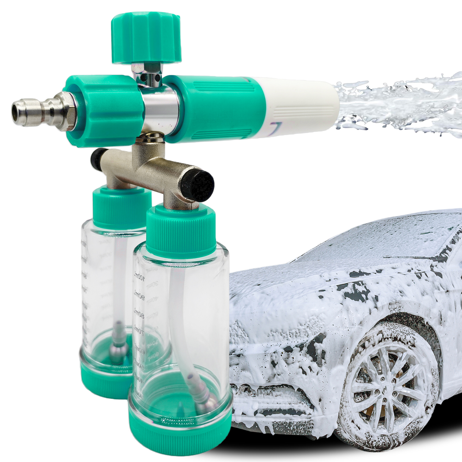 100ML Dual-Kettle Foam Sprayer - Foam Cannon Car Wash บทวิจารณ์และราคา